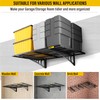 2x3ft Adjustable Rail Wall Garage Storage Shelf, Tool Room, Supermarket