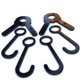 Fullbow Steel Target Hangers Hanging Hook Target Kit - Pipe Target Holders Assembly Stands - Gong Target Hanging Kit - DIY Target Kit for 1 Inch OD EMT Conduit