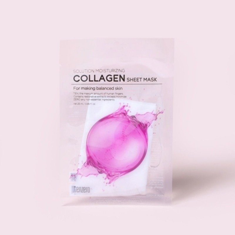 Bulletinash Partners Ten Zero Mask Pack Solution Moisturizing Collagen Mask