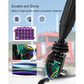 ULZOZN Turn Signal Switch Fit for Kenworth, Turn Signal Lighting System Replace 480796 B489522 577.59015, Multifunction Combination Lever Switch