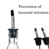 200Pcs liquor spout covers,Pourers Spouts Covers Dust Rubber Caps for