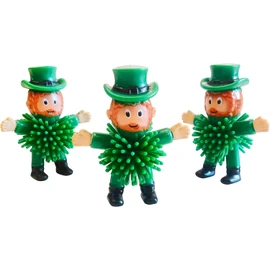 24Pcs St. Patrick's Day Mini Leprechaun Toys,Squeeze Porcupine Toys Gifts for Kids Boys Girls St. Patrick's Day Party Favor,Home Decor (St Patrick's Day)