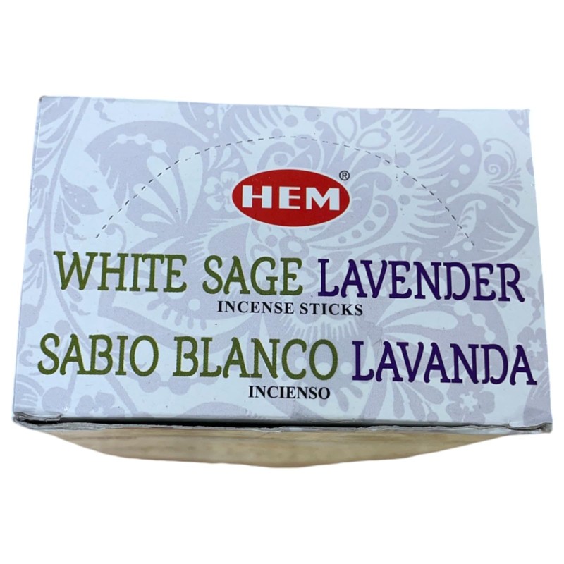 1X Hem White Sage Lavender Incense Sticks - Sabio Blanco
