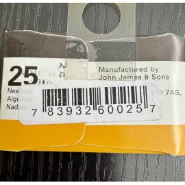 John James & Sons 25 Needles Betweens Size 9 L 4311 England Quilting Tailor Hems