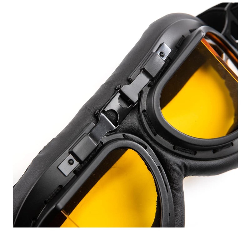 Motorcycle Goggles Retro Wind Protection Eye Protection Glasses PU Leather