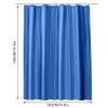 URAQT Shower Curtain, Anti-Mould, Waterproof, Quick-Drying Shower Curtains, Washable PEVA