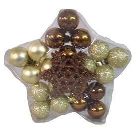 TARGET 72 Count Gold and Bronze Shatterproof Ball and Snowflake Ornaments