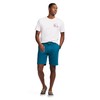 IZOD Men's Saltwater 9.5" Flat Front Chino Short, Solid Legion