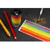 KUM AZ3790016 - Pencil Sharpener with Container, Rainbow, 2 Sharpeners