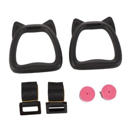 1 Set Children's Gymnastic Rings Swing Gymnastic bar Rings Climbing Gymnastic Rings Kids Gym Equipment Adjustable Gymnastics Rings Hanging Ring Fitness Steel Buckle Delicate