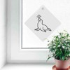 'Seal Playing' Suction Cup Car Window Sign (CG00026977)