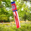 In the Breeze U.S. Coast Guard Windsock, 40-Inch,Red,Blue,White,6" W x