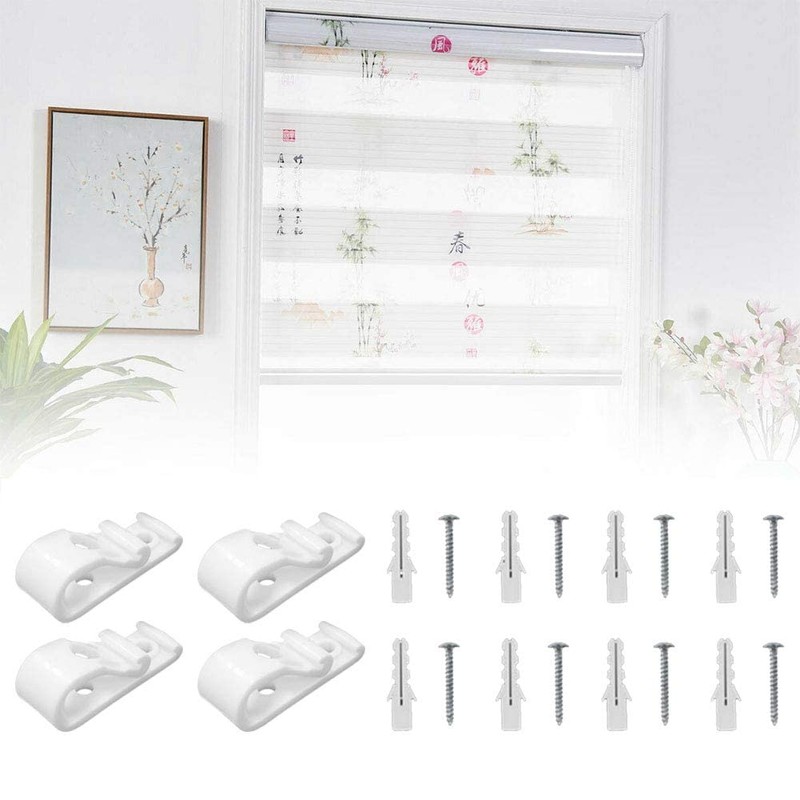 4 Sets Plastic Roman Roller Blind Chain Cord P Clips