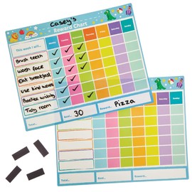 Baker Ross FN438 Weekly Rewards Charts - Pack of 5, Kids Rewards and Chores Chart, Positive Reinforcement for Children
