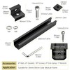 Anbte Solar Panel Bracket Kit, 6 Pcs 7.87 in Aluminium