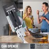 Sabatier Professional Stainless Steel Tin Can Opener - Easy, Comfortable