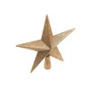 Glitter Star Christmas Tree Topper - Silver (20cm)