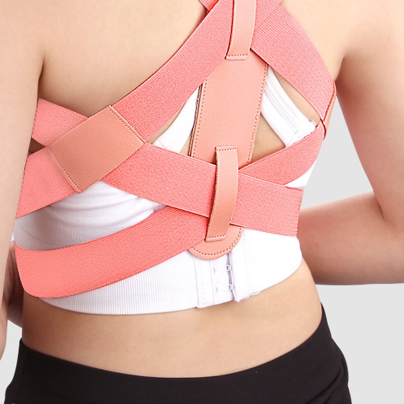 Posture Corrector Adjustable Clavicle Support Double Fixation Comfortable Adjustable Upper