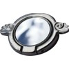 Mirrored Ring Cell Phone Holder (Silver)