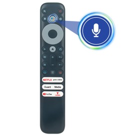 AULCMEET ARC902V FMRH Replacement Voice Remote Control Suitable for TCL 4K QLED HDR Smart TV 43P635 50P635 55P635 65P635 75P635 43P745 50P745 55P745 65P745 75P745 745 8745P745