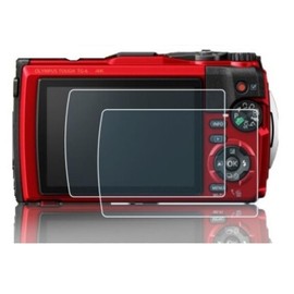 2 Pack Olympus Tough TG-6 TG-5 TG-4 Surface Hardness 9H 0.3mm Japanese Asahi Glass Tempered Glass LCD Protective Film Glass Film