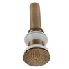 Bathroom Kitchen Sink Drain All Copper Pop Up Sink Drain