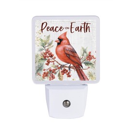 Dexsa Peace On Earth Night Light - LED Plug in Auto On/Off - Automatic, Safe, Illuminates | Adds The Perfect Touch to Any Room | Inspirational Nightlight