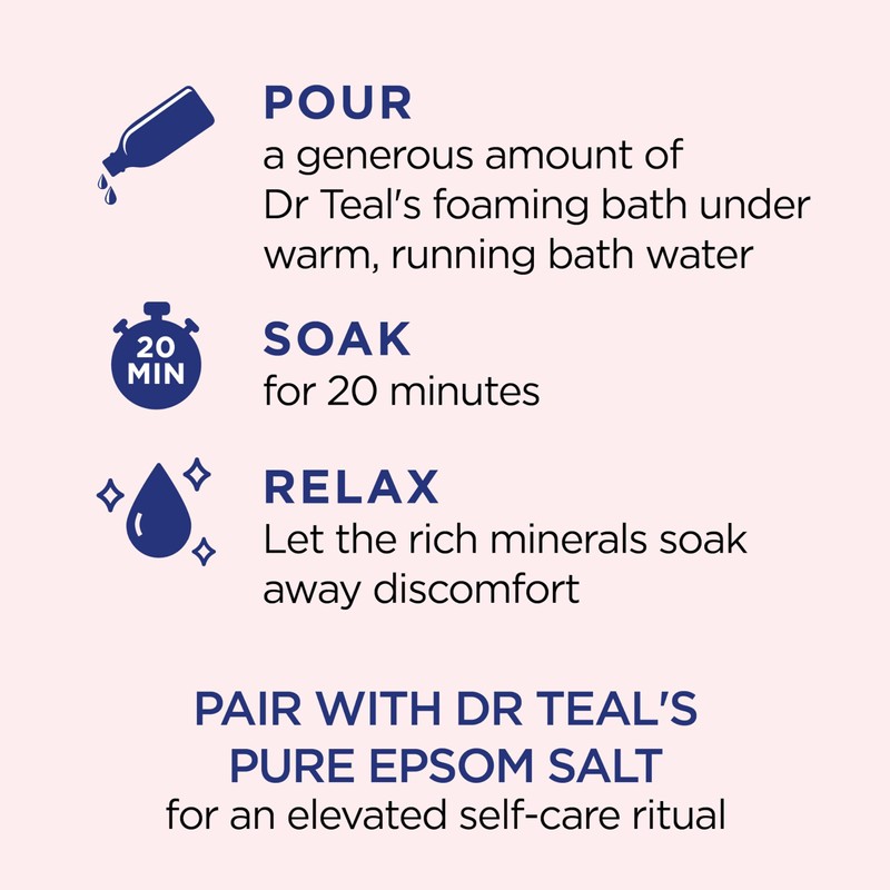 Dr Teal's Dr Teal's Foaming Bath with Pure Epsom Salt,
