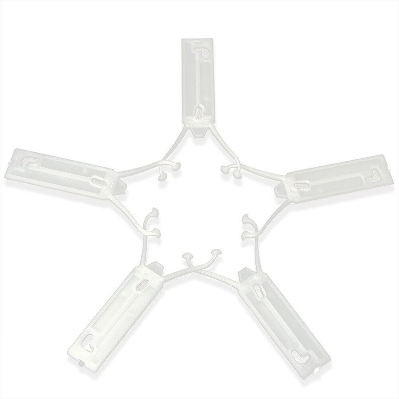 TEAMWILL 10pcs Wide Chrome Fender Door Quarter Trim Molding Clip