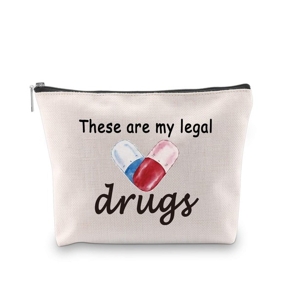 G2TUP Divertidas bolsas de medicina para mujer, estas son mis
