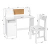 UTEX Kids Study Desk with Chair, Wooden Children School Study