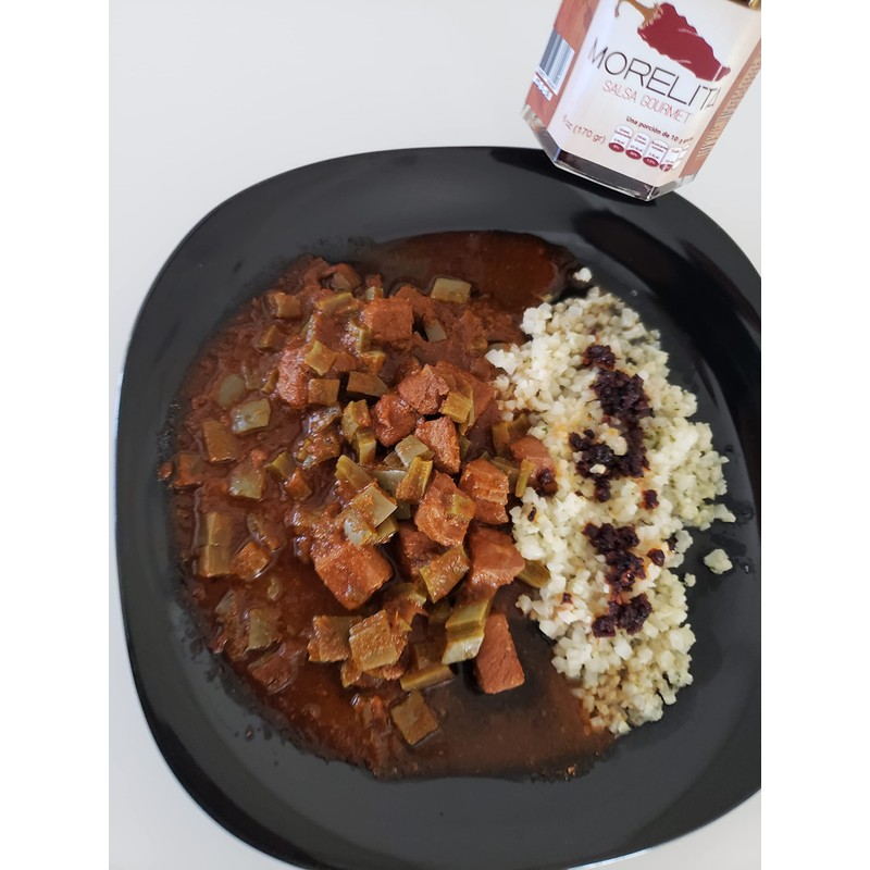 Morelita Salsa Gourmet, Grapeseed Oil Based Salsa with Morita Peppers