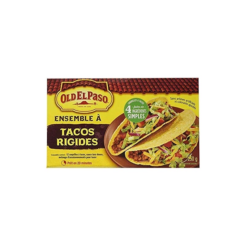 General Mills Old El Paso Hard Taco Dinner Kit, (12