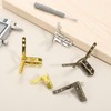 uxcell 10Pcs Box Quadrant Hinge, 30x32mm Box Hinge Cases with