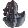 Mighty Gorilla Duck Figurine - Collectible Black Rubber Duck -