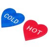 PATIKIL 4 Pairs / 8 Pieces Self Stick Hot/Cold Water