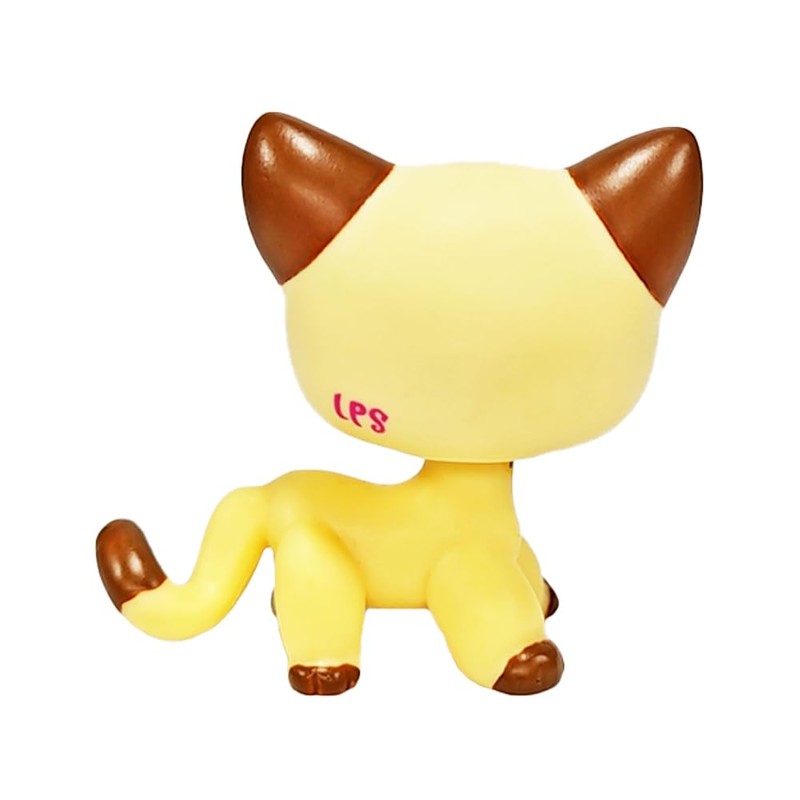 CFCLLBR #3573 Mini Pet Toys Brown Heart Face Short Hair