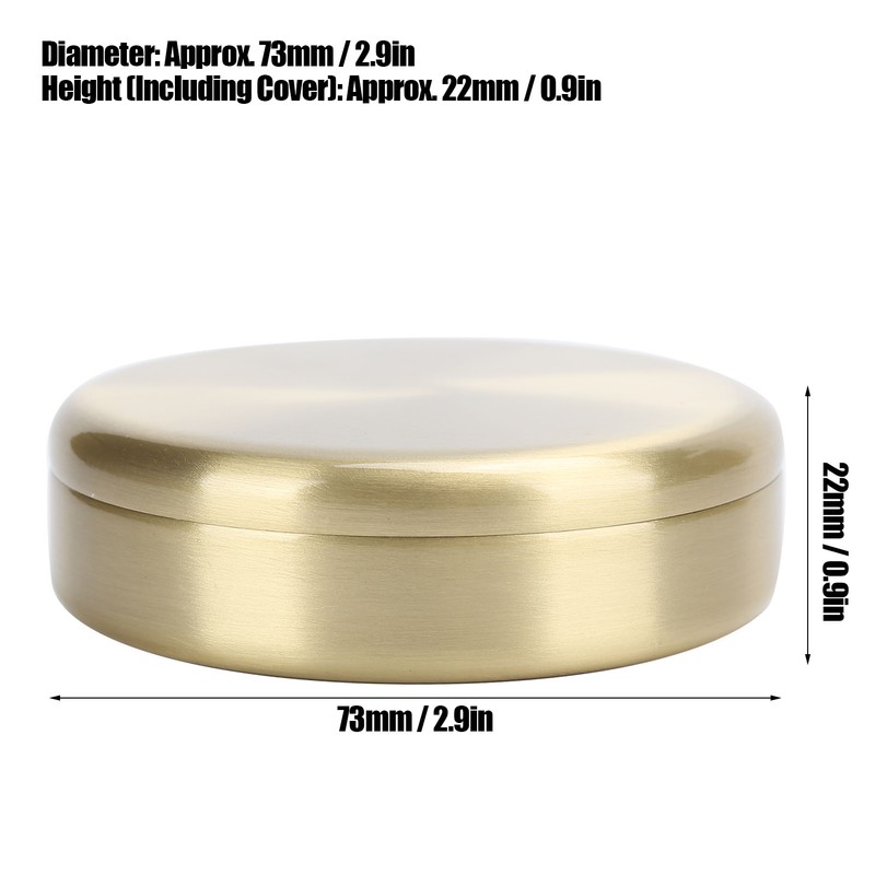 Watch Oil Jar Copper Watch Movement Cleaning Maintenance Pot Round