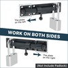 SAYAYO EMS9000-B Door Bolt Black Stainless Steel Bolt Lock Lock
