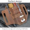 SSDH Tactical Tool Belt Multifunctional Leather Tool Belt Key Flashlight