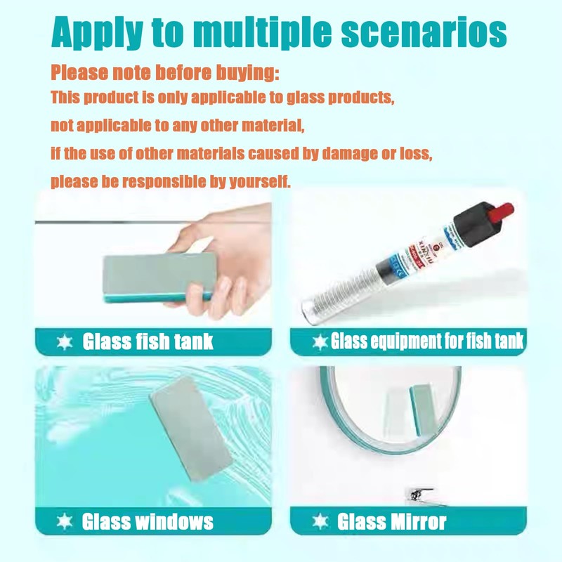 Zoewan 3 Pack Fish Tank Cleaning Tools, Aquarium Double Sided