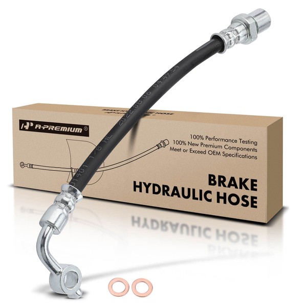 A-Premium Rear Driver Outer Brake Hydraulic Hose Compatible with Subaru