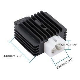GOOFIT 4 Pin Voltage Rectifier Regulator 12V for GY6 50cc 60cc 80cc 125cc 150cc Chinese Scooters Motors Moped ATV Parts
