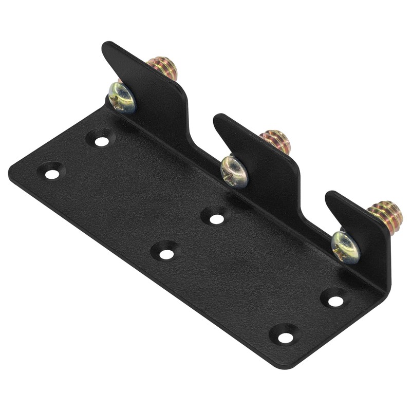 4 PCS Heavy-Duty Bed Rail Support Brackets,Three-Hook Bed Frame Fasteners