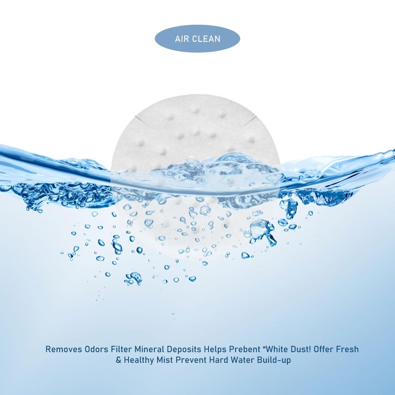 Mixzeny A451 Anti-Mineral Pads Humidifier Replacement Filters Compatible with BONECO