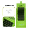 Extensiones De Pestañas Fan Forma W 7d W Shaped Premium