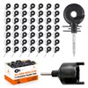 Electric Fence Insulators Screw-in Wooden Posts - Suitable for Polytape