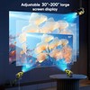 Mini Portable Projector with WiFi 6 and Bluetooth 5.0 Smart