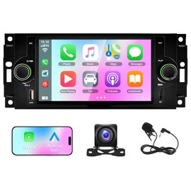 6.5 Android 13 Car Radio Stereo for Dodge Ram 1500 2500 3500 2006-2008 for Dodge Durango 2005-2008 for Chrysler 300 300C 300M 2005-2007 for Jeep Grand Cherokee 2005-2007 w/CarPlay Android Auto GPS FM