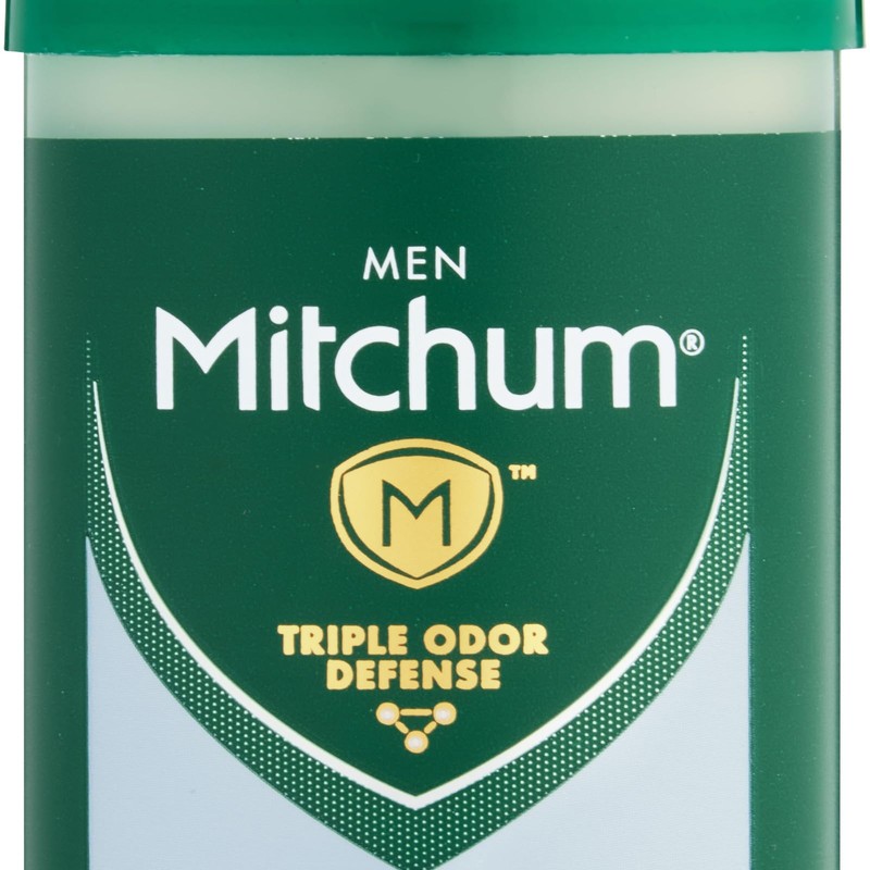 Mitchum Clear Gel Anti-Perspirant & Deodorant, Unscented for Men, 2.25